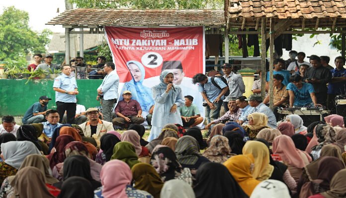 Ratu Zakiyah Kampanye di Jawilan