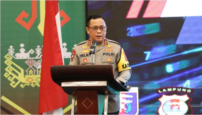 Kapolda Lampung Irjen Pol Helmy Santika: Terapkan ‘Delay System’ Urai Kemacetan Puncak Arus Balik Pelabuhan Bakauheni (Humas Polda Lampung)