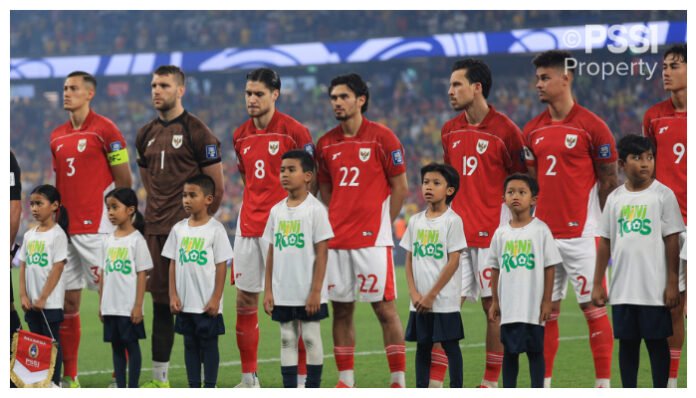 Hasil babak Pertama Timnas Sementara Memimpin 1-0 saat Menjamu Bahrain (PSSI)