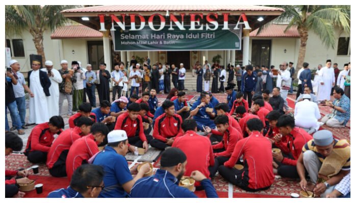 Timnas U-17 Rayakan Idulfitri 1446 H Bersama KJRI Jeddah (Foto: KJRI Jeddah)