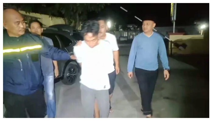 Bawa Kabur Truk Bermuatan Semen, Sopir Ekspedisi Diringkus Polisi (Doc. Polsek Jawilan)