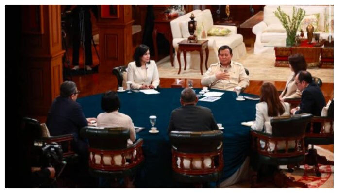 Presiden Prabowo Undang Sejumlah Pemimpin Redaksi (instagram/@prabowo)