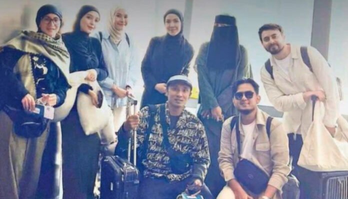 Global March to Gaza: Zaskia Mecca hingga Wanda Hamidah Ikut Suarakan Keadilan untuk Palestina (Foto: Instagram/@zaskiadyamecca)