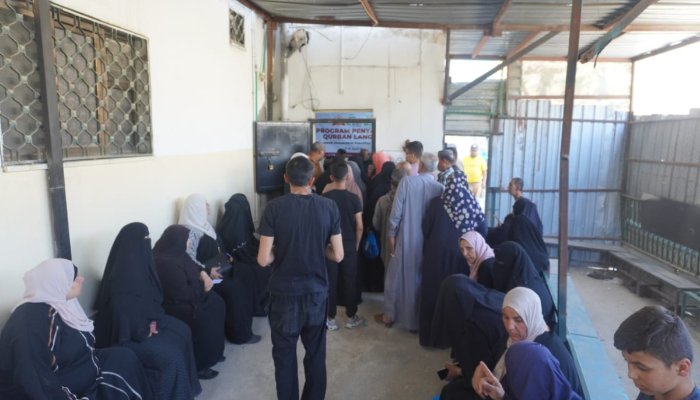 Warga Gaza Palestina di Camp Pengungsian Yordania. (Foto: Dok. SPM Banten)
