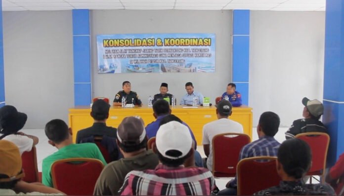 Dukung Visi Presiden, Nelayan Jaring Tarik Berkantong Siap Jaga Kamtibmas