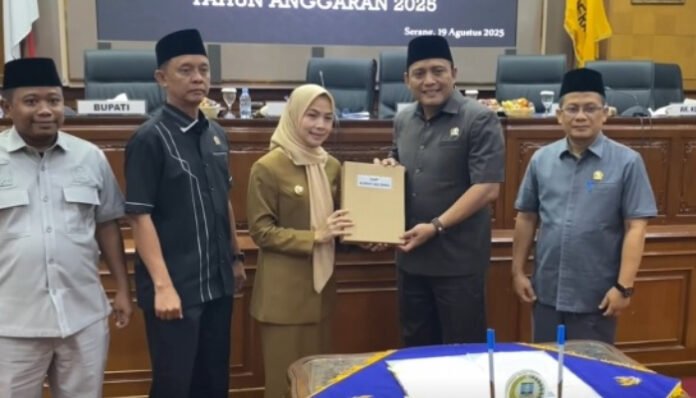 DPRD Kabupaten Serang Gelar Paripurna Rancangan APBD Perubahan 2025