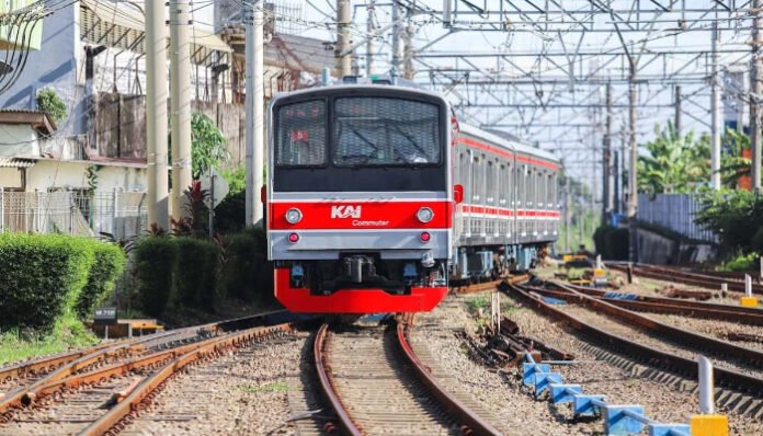 Ilustrasi KRL Commuter Line