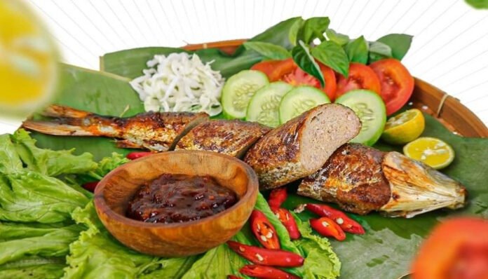 Ilustrasi sate bandeng