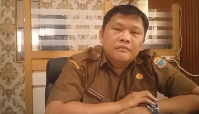 Kepala Dinkes Lebak, Endang Komarudin imbau warga waspada penyakit cacing gelang (Foto/Bantentv.com)
