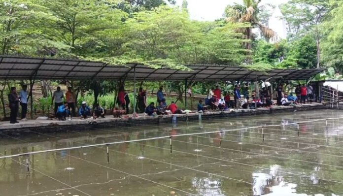 Kanwil Kemenag Banten tutup rangkaian acara HUT ke-80 RI dengan Lomba Mancing.