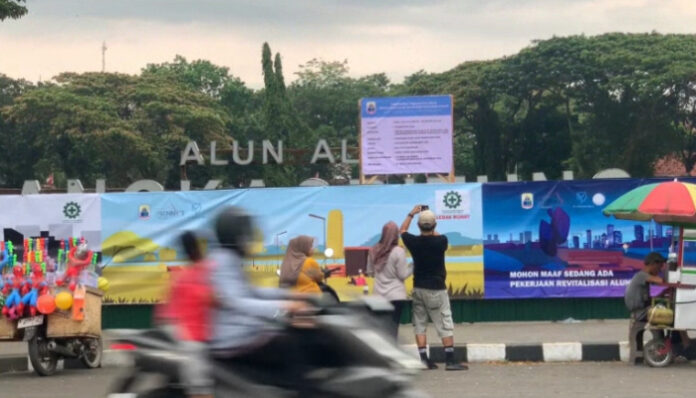 Revitalisasi Alun-alun Rangkasbitung Dimulai, Target Rampung Akhir 2025.