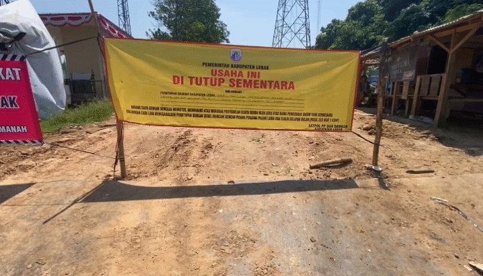 Sering sebabkan kecelakaan, galian C tanpa izin di Lebak ditutup.