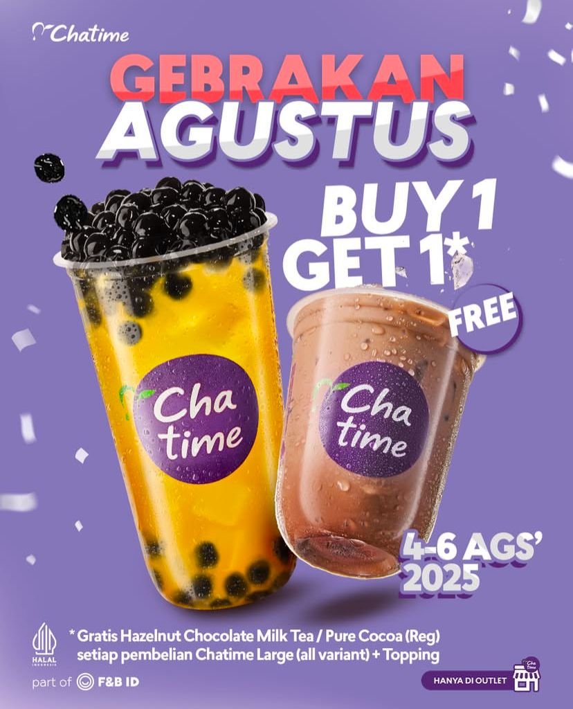 Promo Gebrakan Agustus Chatime