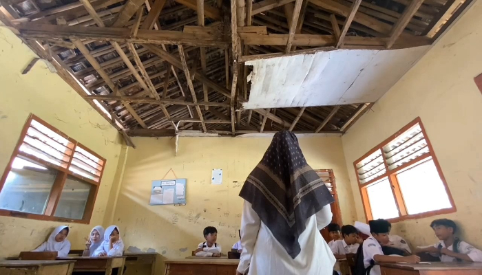 Bangunan Rusak Parah, KBM MTS Azahra Terganggu