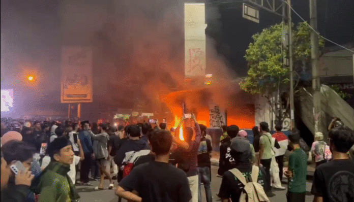 Daftar sembilan korban tewas saat demo 28 Agustus-1 September 2025 (foto BantenTV/ demo Ciceri)