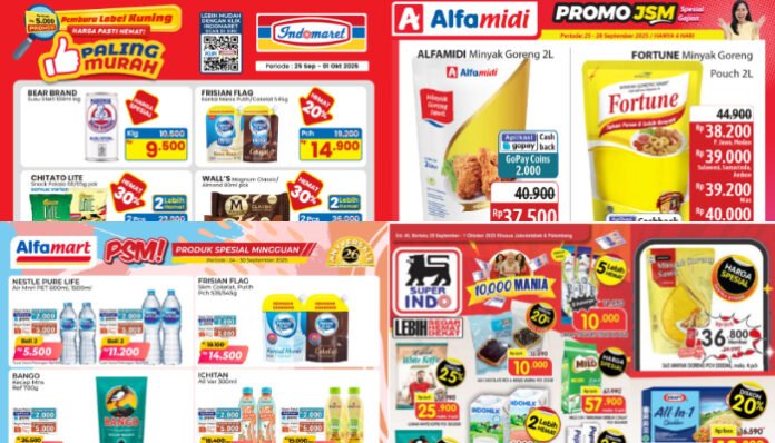 Katalog Promo JSM Indomaret, Alfamart, Alfamidi, Superindo