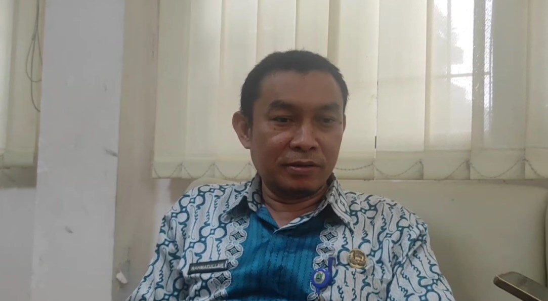 Rahmatullah, Kabag Kesra Kota Cilegon saat menyampaikan informasi terkait MTQ Kota Cilegon (Bantentv.com/ Ali)