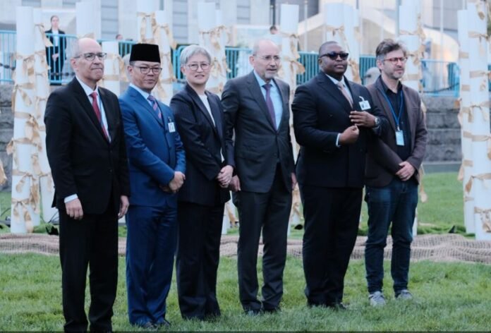 Menlu Sugiono deklarasi perlindungan personel kemanusiaan di PBB, Minggu, 21 September 2025.