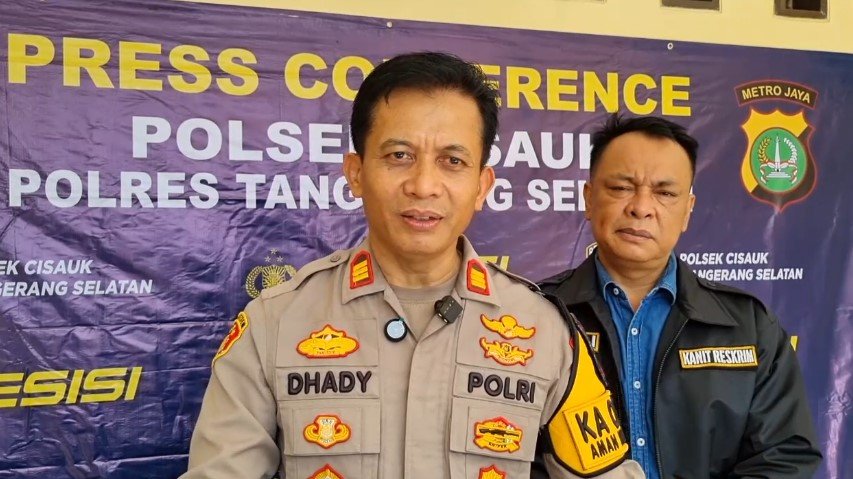 AKP Dhady Arsya, Kapolsek Cisauk (Bantentv.com)