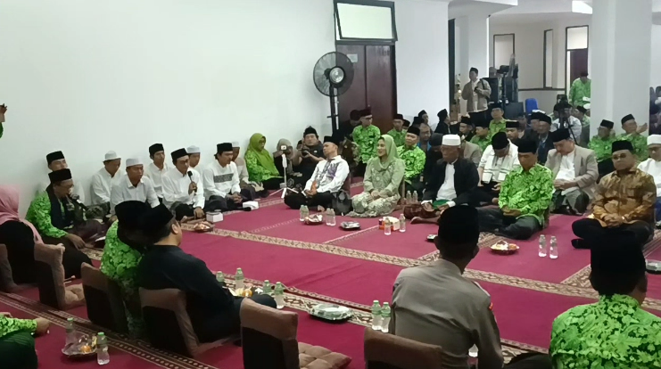 PW DMI Banten menggelar Maulid Nabi dan Istighosah Kebangsaan di Masjid Raya Al Bantani, Sabtu 6 September 2025 (Bantentv.com/ Hendra)