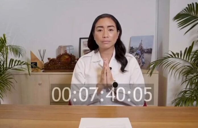 Rahayu Saraswati Djojohadikusumo, mengumumkan pengunduran dirinya sebagai anggota DPR RI Fraksi Gerindra lewat video di Instagram pribadinya (Instagram/ @rahayusaraswati)