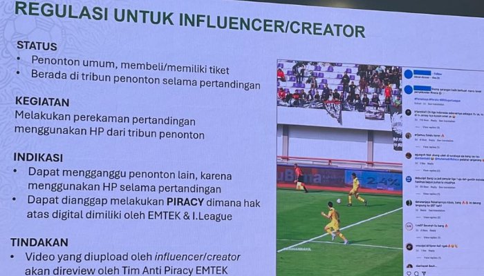 Regulasi untuk influencer_creator (Foto instagram @nusaliga)
