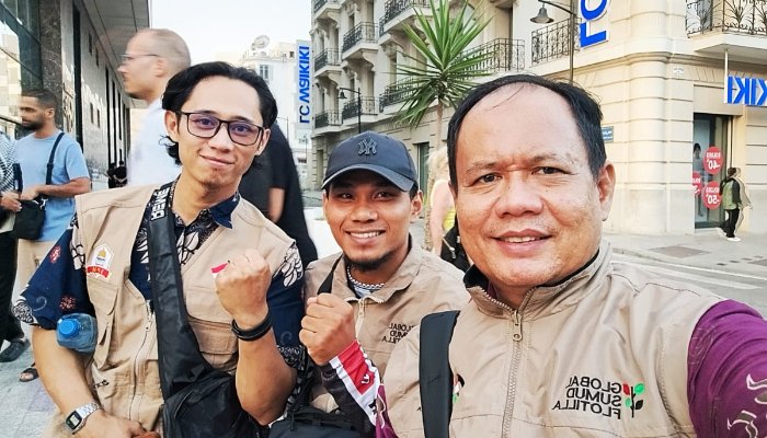 30 relawan Indonesia ikut Global Sumud Flotilla ke Gaza. Kemlu RI siapkan pemantauan melalui KBRI Tunisia dan KBRI Kairo. (Foto: SPM)