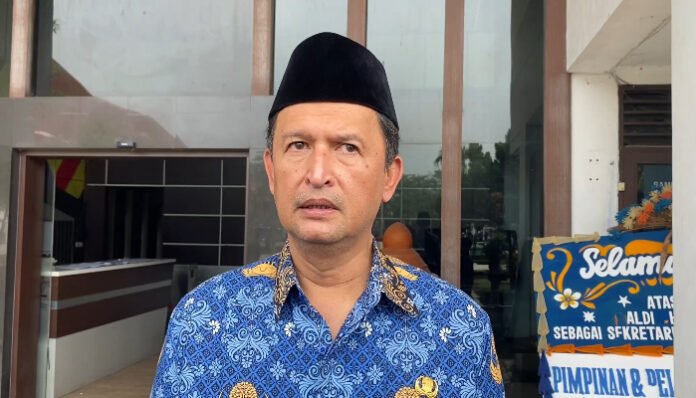 Sekretaris Daerah Kabupaten Serang Zaldi Dhuhana (Banten TV)