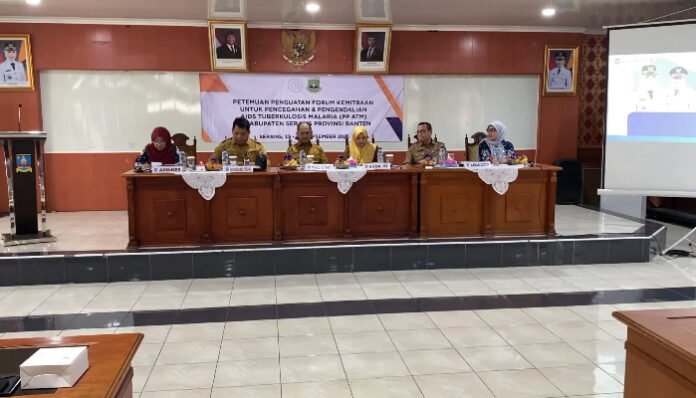 Tangani AIDS, TBC, dan Malaria, Pemkab Serang Perkuat Kemitraan Lintas Sektor