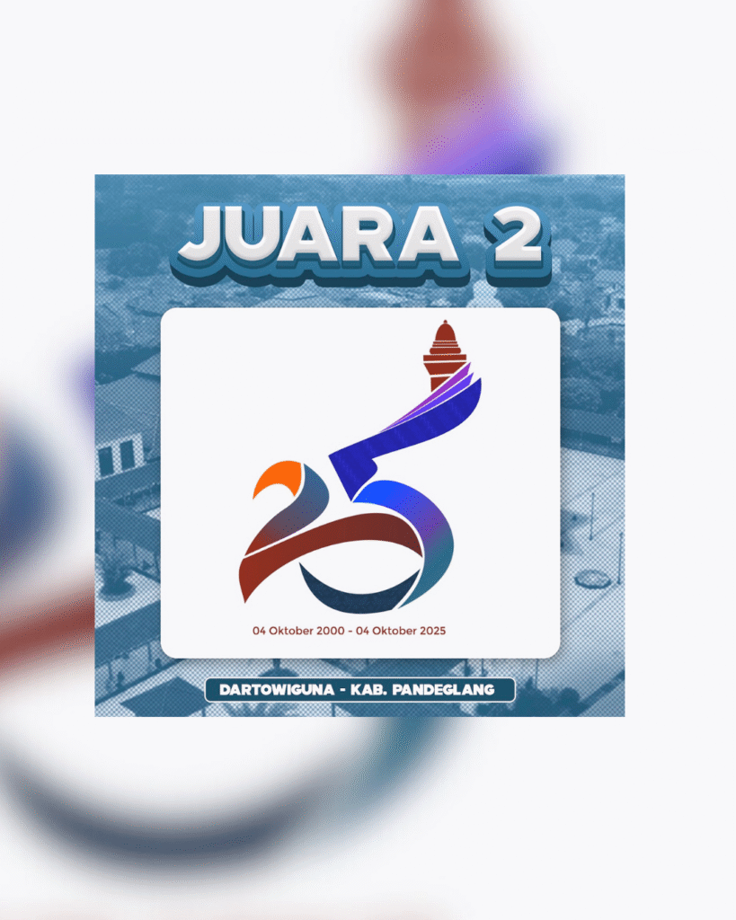 Juara 2 Desain Logo HUT ke-25 Provinsi Banten 