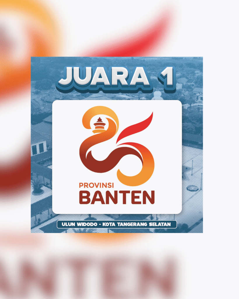 Juara 1 Desain Logo HUT ke-25 Provinsi Banten 