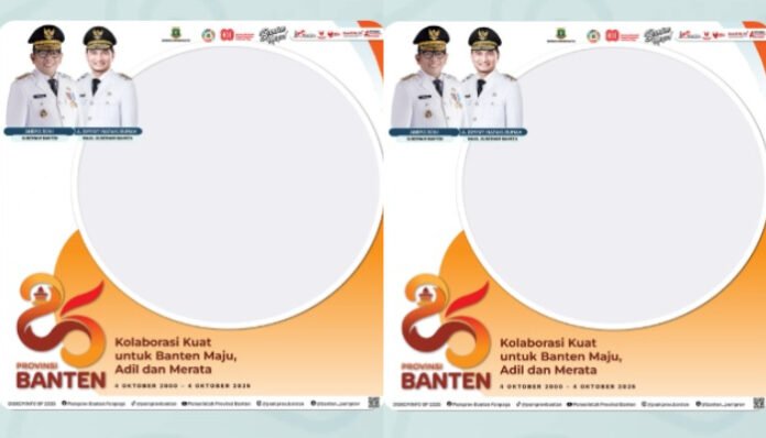 Twibbon HUT ke-25 Banten