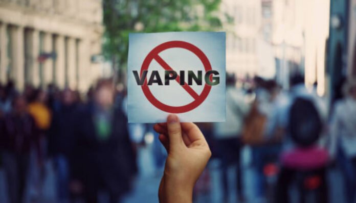 ilustrasi larangan vape