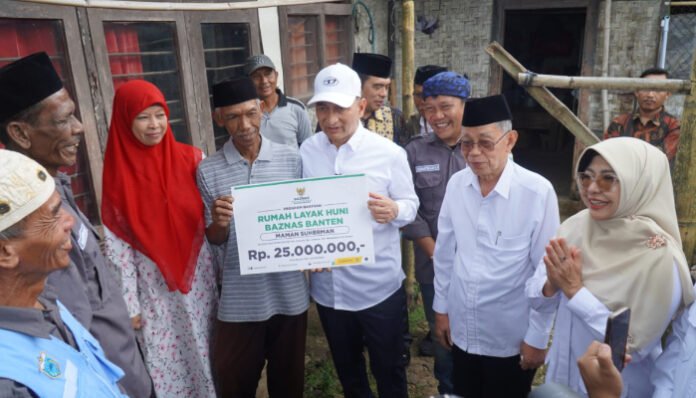 Baznas Banten Baznas Banten Bangun 41 Rumah Layak Huni untuk Warga Pandeglang