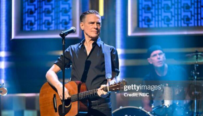 Bryan Adams di Acara The Tonight Show Starring Jimmy Fallon Season 10.