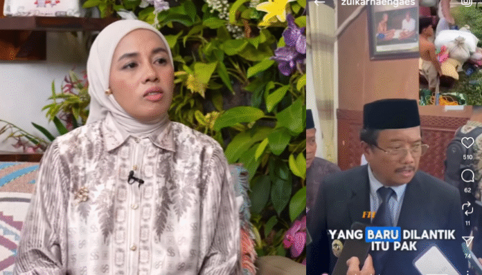 Bupati Aceh Singkil minta Melda Safitri rujuk dengan suaminya demi anak (intagram newsrbaceh / tangkapan layar podcast Densu)