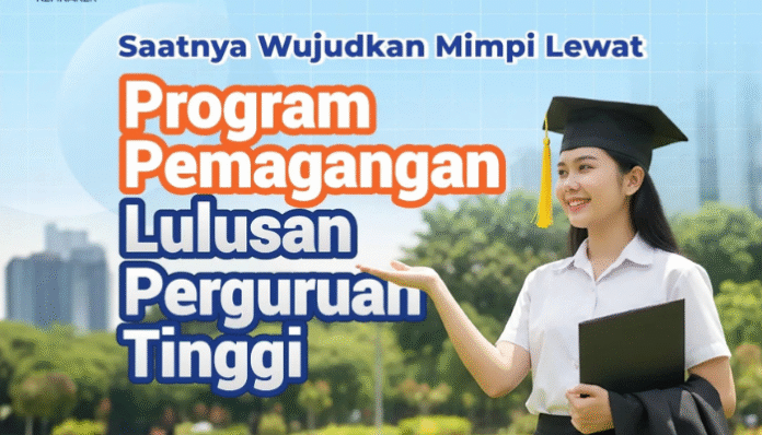 Program Magang Lulusan Perguruan Tinggi; Program Magang Nasional Kemnaker 2025 Khusus Fresh Graduate (Instagram/ @kemnaker) 