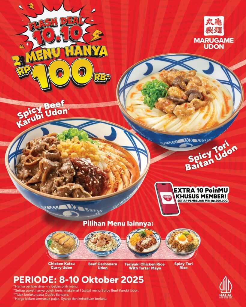 Promo Marugame Udon (Foto/Instagram@marugameudon)