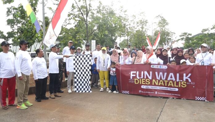 Funwalk mewarnai Dies Natalis ke-63 UIN SMH Banten  (Bantentv.com)