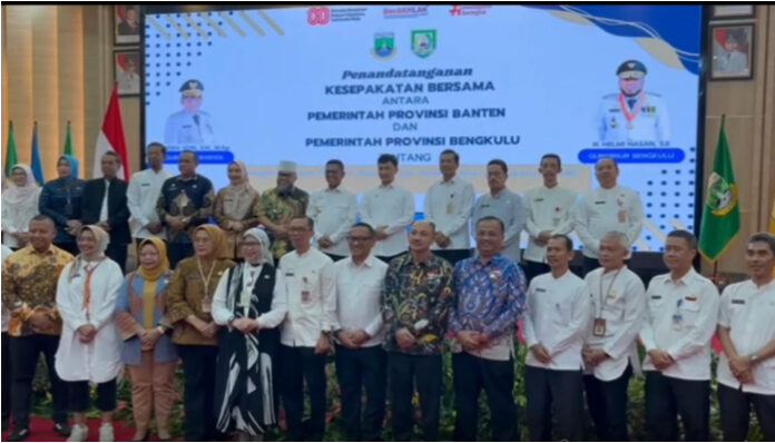 Gubernur Banten dan Bengkulu Tandatangani PKS Provinsi Religius