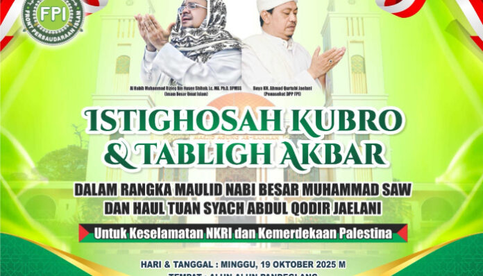 Habib Rizieq Siap Pimpin Doa Bersama Puluhan Ribu Umat Besok