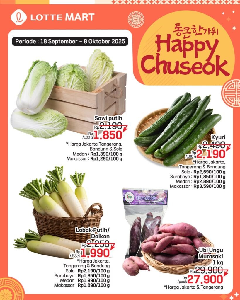 Promo Happy Chuseok Lote Mart (Foto : Instagram@lottemartindo)