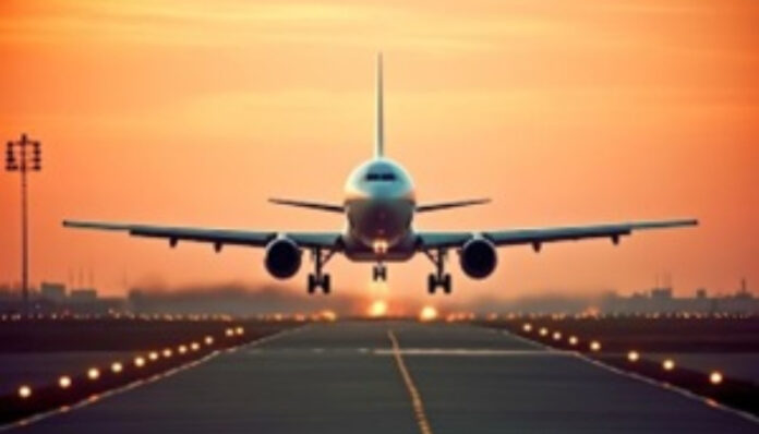 Ilustrasi pesawat terbang salah satu moda transportasi yang diberikan diskon tiket (Foto/Pinterest)