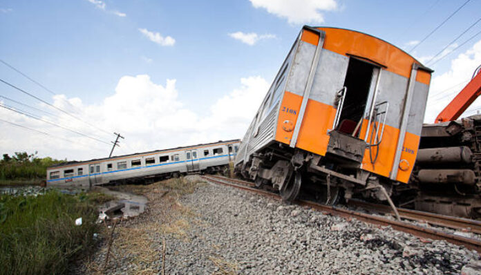 Ilustrasi Kereta Anjlok (Foto/iStockphoto)