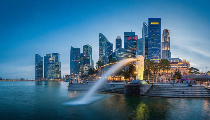 Ilustrasi Patung Merlion Singapura (Foto/iStockphoto)