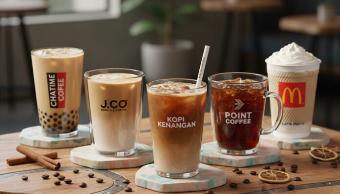 Ilustrasi berbagai jenis kopi (Foto/AI)