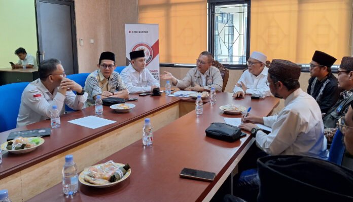 KPID Banten Terima Aspirasi Dari MPS dan Biwali terkait tayangan acara Xpose Uncensored, Rabu, 15 Oktober 2025.