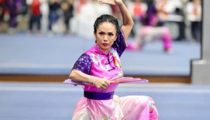 Krisdayanti Wakili Indonesia di Kejuaraan Wushu Insternasional (Foto/Instagram @krisdayantilemos)