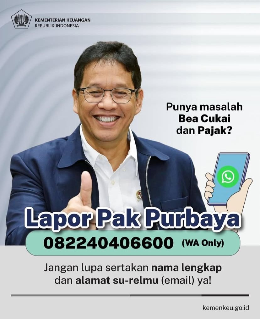 Menkeu Purbaya Yudhi Sadewa buka layanan Lapor Pak Purbaya. 