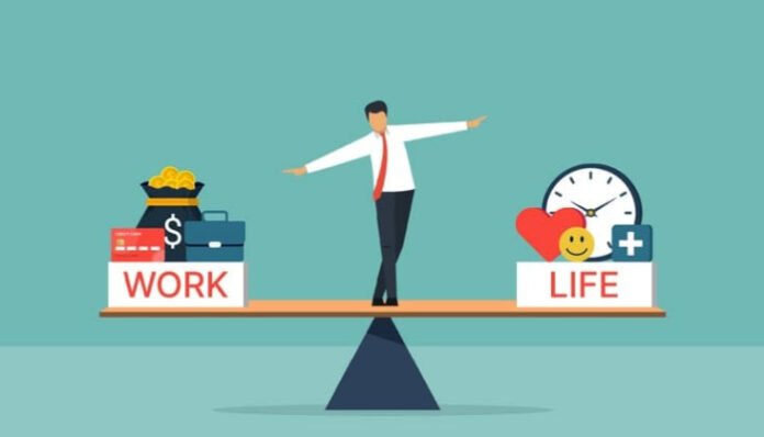 Ilustrasi - Menjaga work-life balance di era serba sibuk.